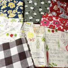 色々なハギレ生地セット カントリー調 お花他