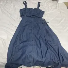 デニムキャミソールワンピース 3L