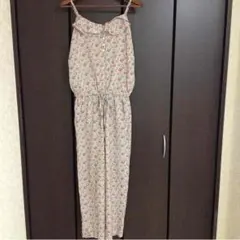 ロイヤルパーティー ヴィンテージ風花柄オールインワン