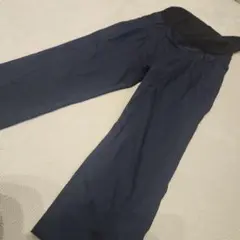 just relaxin マタニティパンツ スラックス ネイビー M