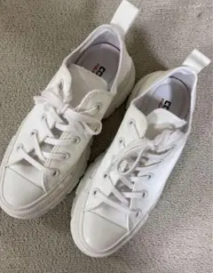 converse コンバース トレックウエーブ WHITE厚底