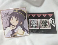 劇場版 魔法少女まどか☆マギカ 特典 ワス ミニ色紙 ステッカー まどマギ