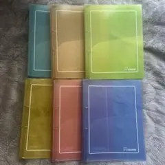 四谷学院　A4 2穴リングファイル 6冊セット