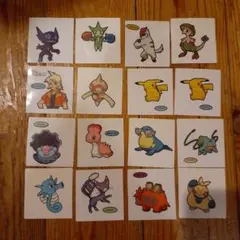 ポケモン デコキャラシール 16枚