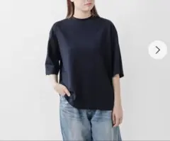 loin. ロワン　井川遥　スタンダードTシャツ　ネイビー　美品 loin. ロワン スタンダードTシャツ 井川遥さん着用 - メルカリ