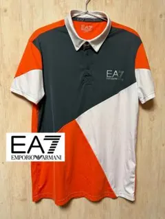 【美品】EA7 エンポリオアルマーニ VENTUS7 ポロシャツ オレンジ Mのサムネイル
