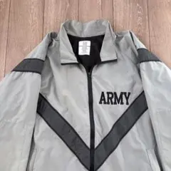 U.S.ARMY IPFU　フィットネスジャケット　90s　米軍　ナイロン　刺繍