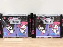 쿠로미 앤 마이 멜로디 디자인 화장실 청소 시트, 2개 세트