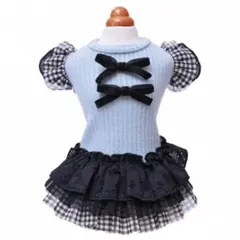 新品　GODPIVA ガーリーチェックニットワンピース