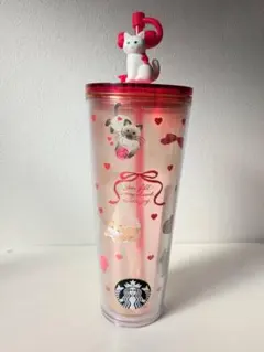 スタバ バレンタイン 2026 コールドカップ タンブラーキャット