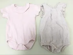 【2点セット】ロンパース 80cm