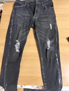 BELINDA ベリンダダメージ デニムパンツ XS