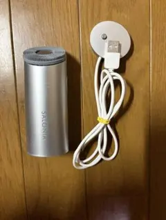 SALONIA 洗顔ブラシ シルバー 充電式