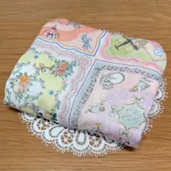 ふわふわガーゼハンカチ⭐️ユキエモン☆ハンカチコレクター　ピンク☆fuwara