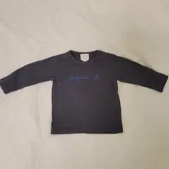 agnes b. ダークグレー 長袖Tシャツのサムネイル