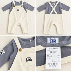 Buddy Lee コーデュロイ サロペット風 ロンパース 50-60cm