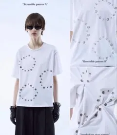 seyto サイズ2 / グラデーションラメドットプリントグラフィックTシャツ seyto サイズ2 / グラデーションラメドットプリントグラフィックT