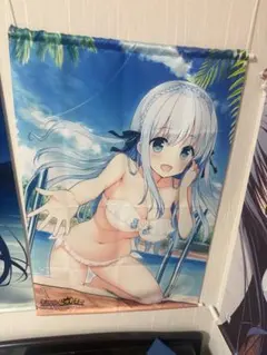 ぶいすぽっ！サマービーチ2024半裁タペストリー 藍沢エマ - メルカリ