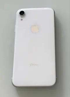 iPhone XR 64GB ホワイトSIMフリー バッテリー82%美品初期化済