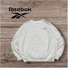 90sUSA製ReebokリーボックスウェットXL刺繍ロゴ ビッグサイズのサムネイル