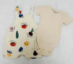 Fruit/Veg ベビーオーバーオール & ボディスーツセット