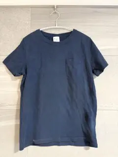 Champion チャンピオン　ポケット付Tシャツ　ネイビー