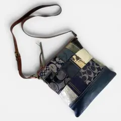 COACH コーチ s33 パッチワーク 40005 ミニ ハンドバッグ 総柄 - メルカリ