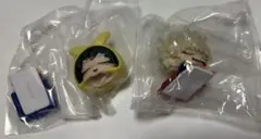 ヒロアカ おねむたん 緑谷 爆豪 フィギュア ガチャ バッジ アクリル カード