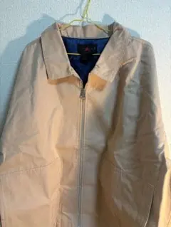 JORDANベージュ ジップアップジャケット