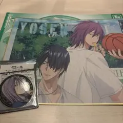 黒子のバスケ 缶バッジ紫原敦　黒子のバスケ展缶バッチ　色紙