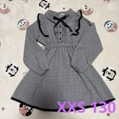 Algy フリル付き チェックワンピース XXS 130サイズ