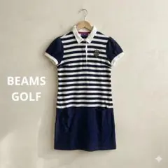 美品◎ビームスゴルフBeamsgolf グレーストライプワンピースL - メルカリ