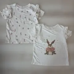 next ネクスト　うさぎ柄Tシャツ 2枚セットのサムネイル