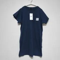 【新品】RUSTY ポケット付き ロングTシャツ ネイビーのサムネイル