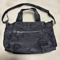 Legato Largo ブラック ショルダーバッグ