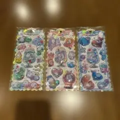 正規品 キラキラウォーターinシール 3点セット
