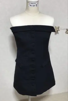 M ZARA オフショルダー ミニワンピース
