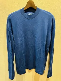 CTHY スビンプラチナムモックネックT 長袖　ロイヤルブルーのサムネイル