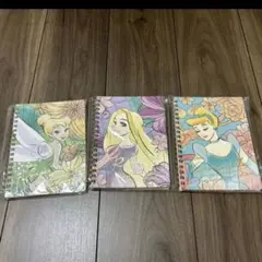 ディズニー ロイヤルフローラル リングノート 3冊セット