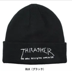 THRASHER スラッシャー　ビーニー　ニット帽　マークゴンザレスロゴ