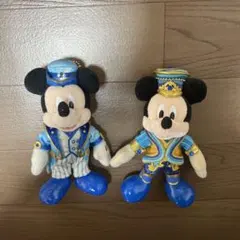 東京ディズニーランド35周年 ミッキー ぬいぐるみバッジ　ディズニーシー15周年