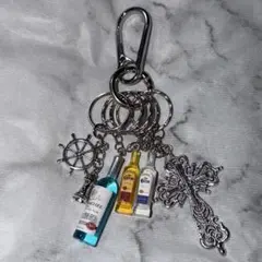 マ*ン様 【カラビナ付き】キーホルダー　5点セット　ストリート　古着　アメカジ