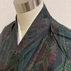 KJ2557 大島紬 身丈158.5cm 着物 正絹