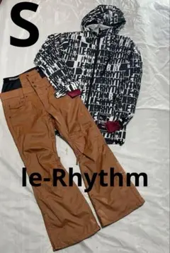 一回使用　le-Rhythm メンズ　スノーボードウェア セット