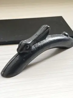☆ 南部鉄器うさぎ置物　オブジェ 工芸品 アンティーク 縁起物　置物　兎☆