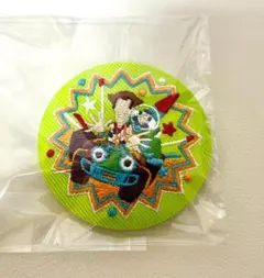 トイストーリー：ディズニー 刺繍缶バッジビスケット2
