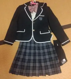 N/S/R高等学校 制服 5点セット LL ブレザー スカート ネクタイ ベスト
