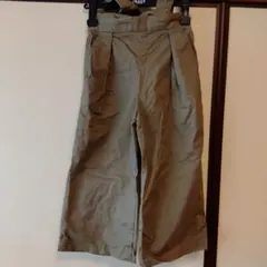 GU 女児140　ワイドパンツ　ワンショルダー