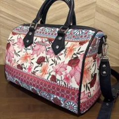 Desigual2ways ショルダー&ミニボストンバッグ エナメル雨の日も快適 