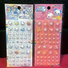 ドロップブロックシール あわわちゃん ハッピーマーチ